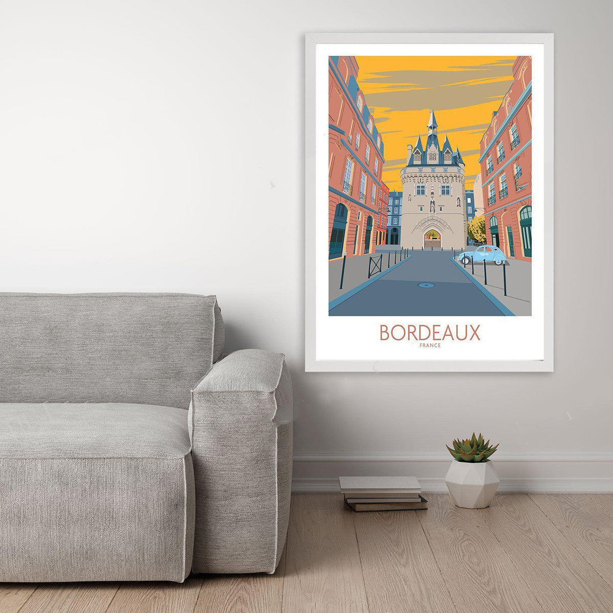 Bordeaux Tourist France Wall Art Poster