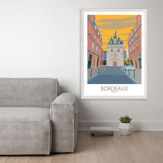 Bordeaux Tourist France Wall Art Poster