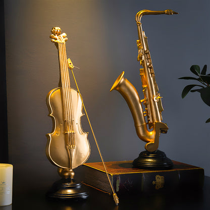 Modern Light Luxury Violin & Saxophone
