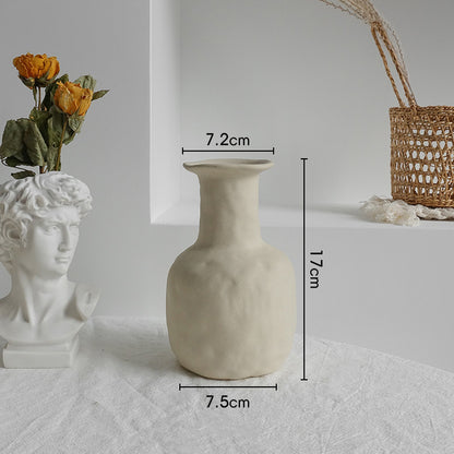 Light Ceramic Minimal Dry Flower Vase