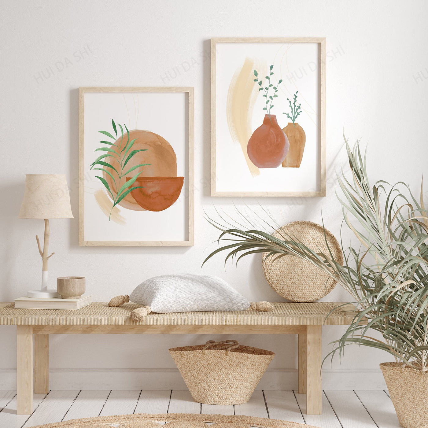Bohemian Canvas Painting Wall Art