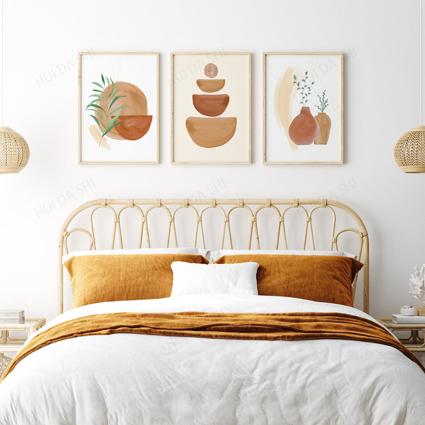 Bohemian Canvas Painting Wall Art