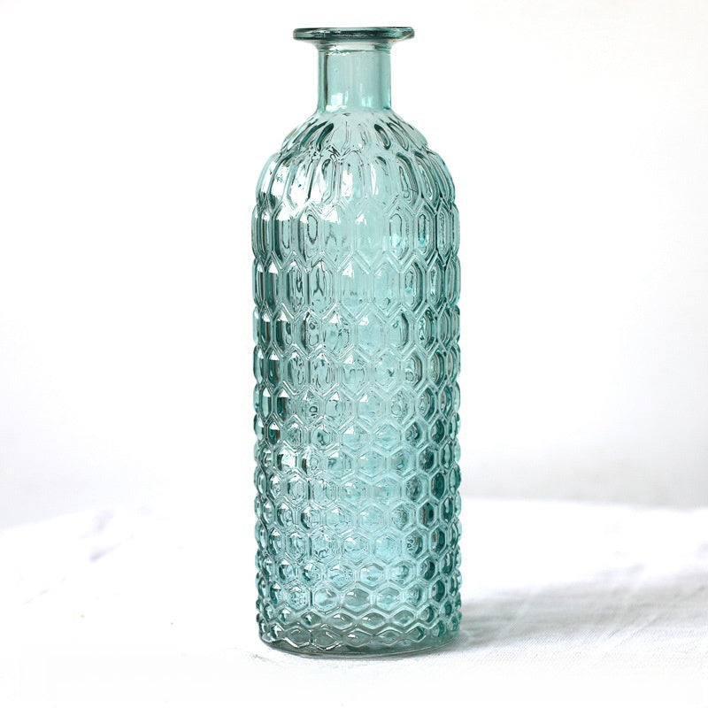 Morandi Narrow Mouth Vintage Glass Vase