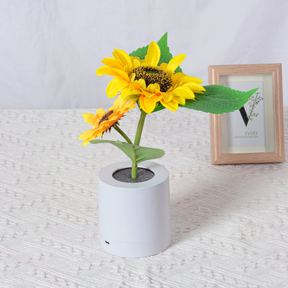 Rechargeable Sunflower Led Simulation Night Table Lamp