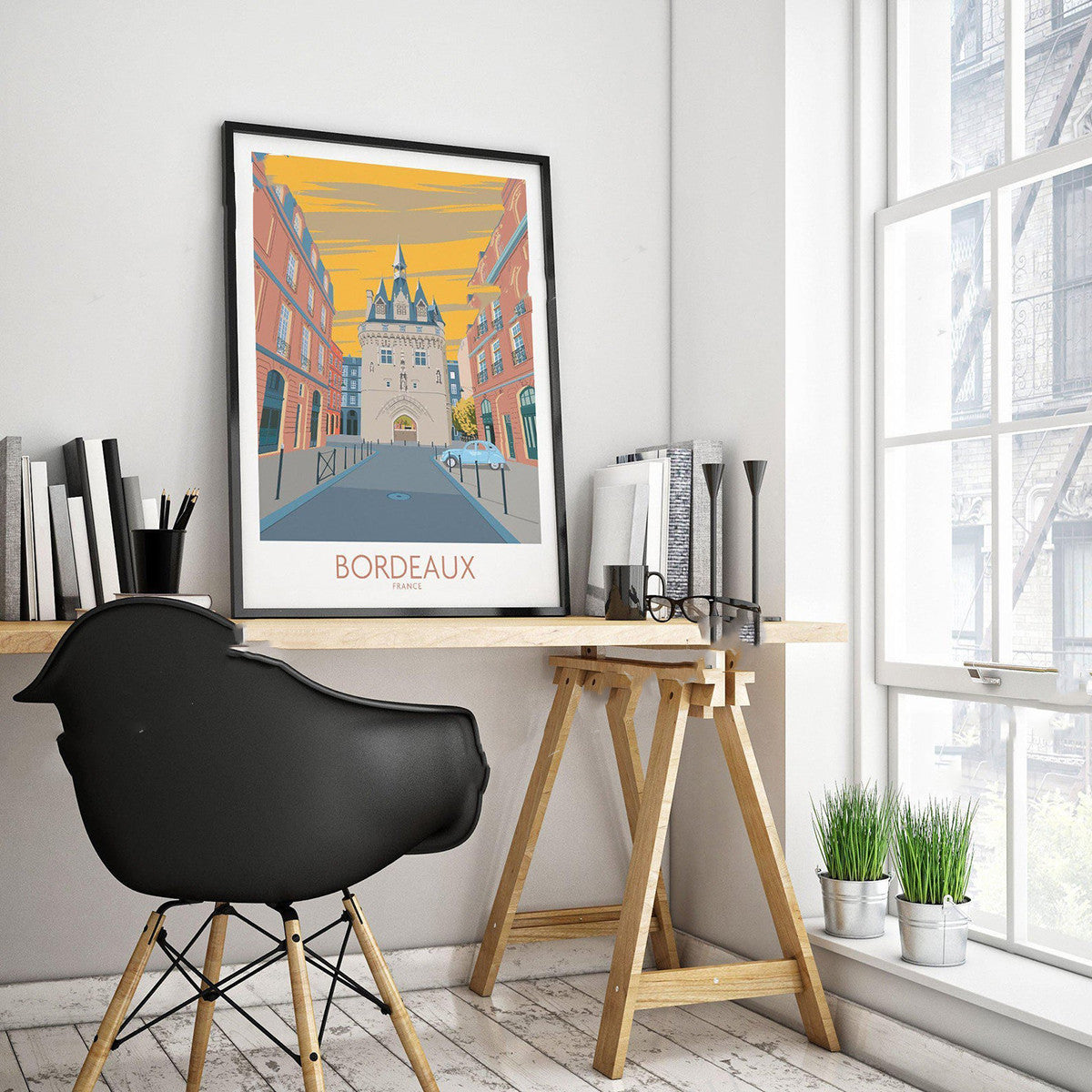 Bordeaux Tourist France Wall Art Poster