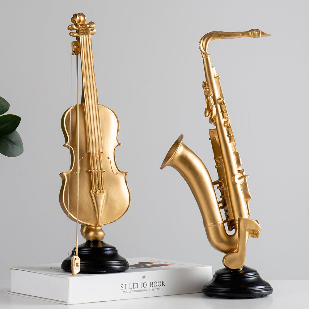 Modern Light Luxury Violin & Saxophone