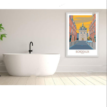 Bordeaux Tourist France Wall Art Poster