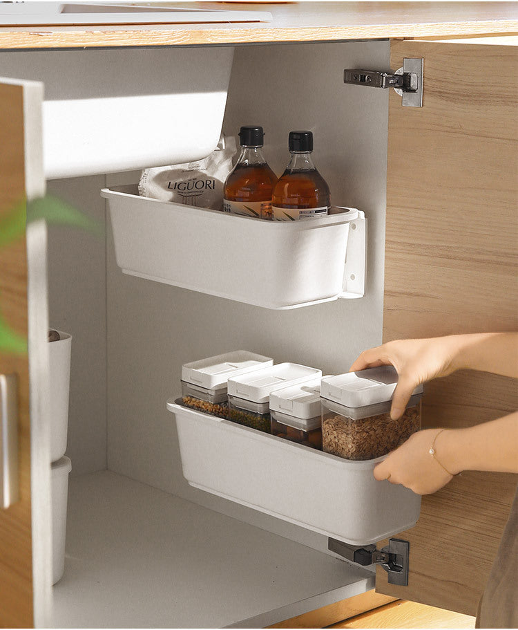 Wall-Mounted Under Sink Kitchen Storage Drawer