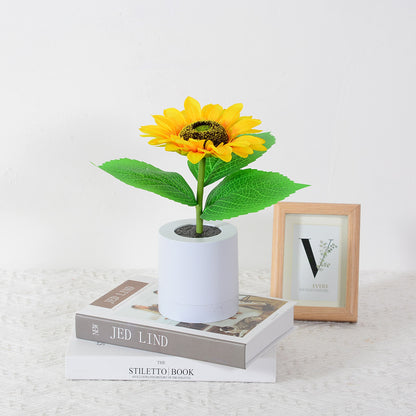 Rechargeable Sunflower Led Simulation Night Table Lamp