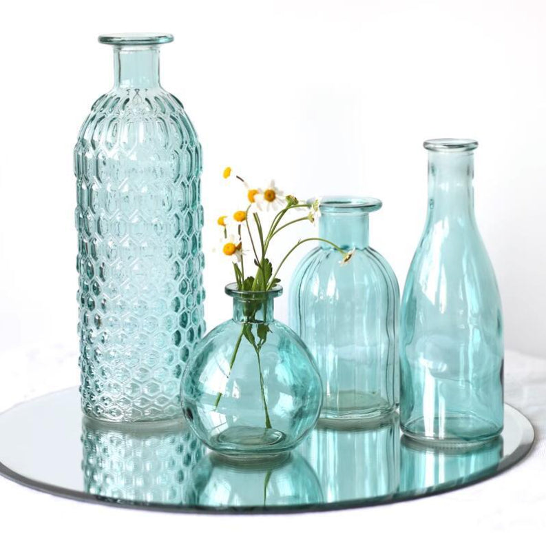 Morandi Narrow Mouth Vintage Glass Vase