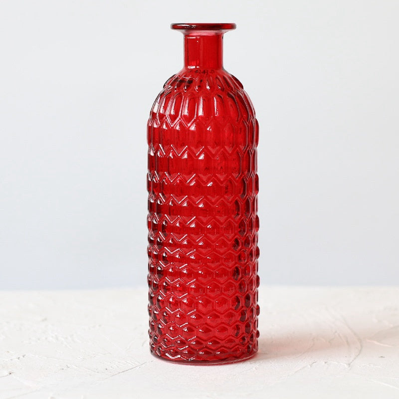Morandi Narrow Mouth Vintage Glass Vase