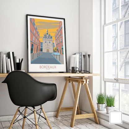 Bordeaux Tourist France Wall Art Poster