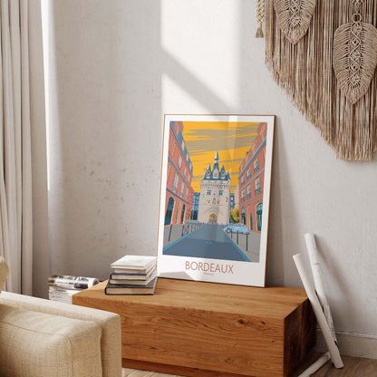 Bordeaux Tourist France Wall Art Poster