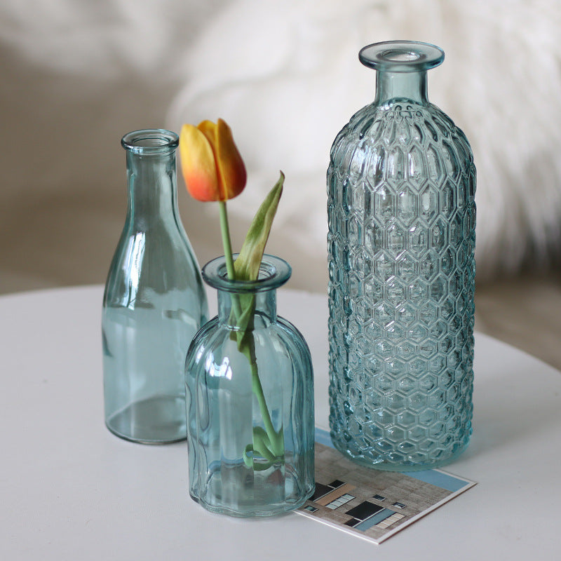 Morandi Narrow Mouth Vintage Glass Vase