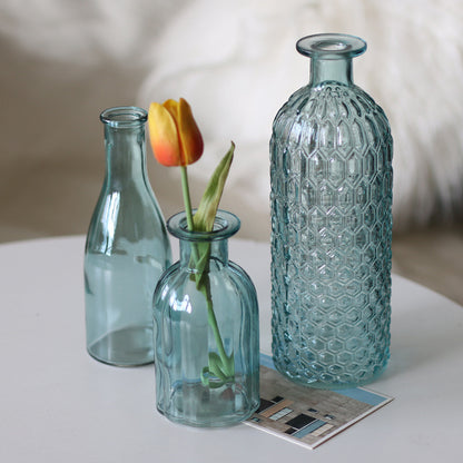 Morandi Narrow Mouth Vintage Glass Vase