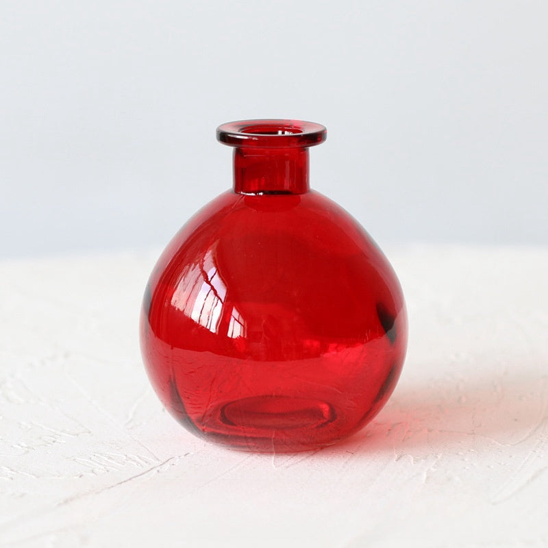 Morandi Narrow Mouth Vintage Glass Vase