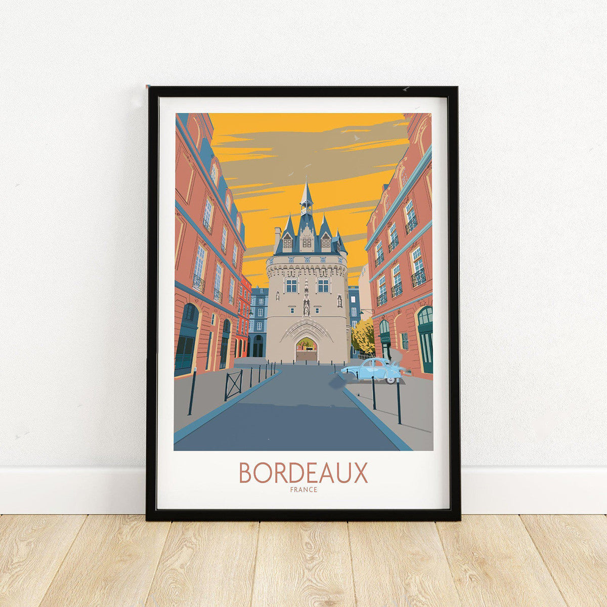 Bordeaux Tourist France Wall Art Poster